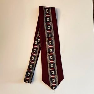 Red Maroon Tie unique design